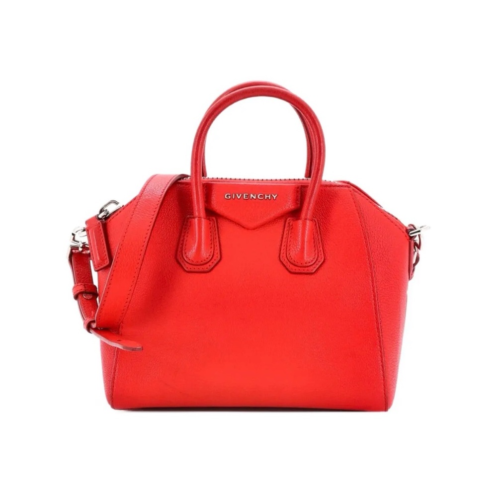 Givenchy Red Structured Satchel